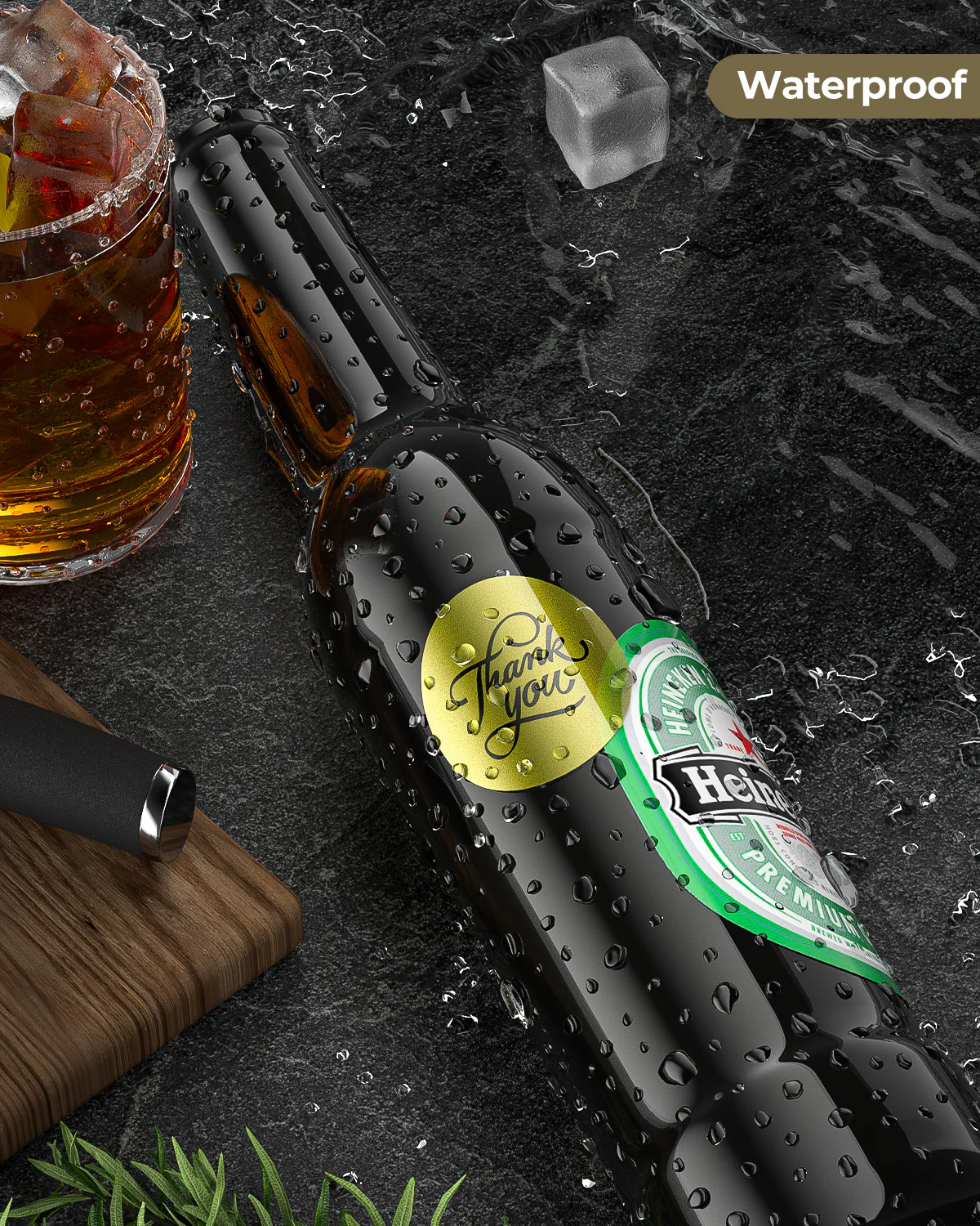 2" Gold Labels - Image 16