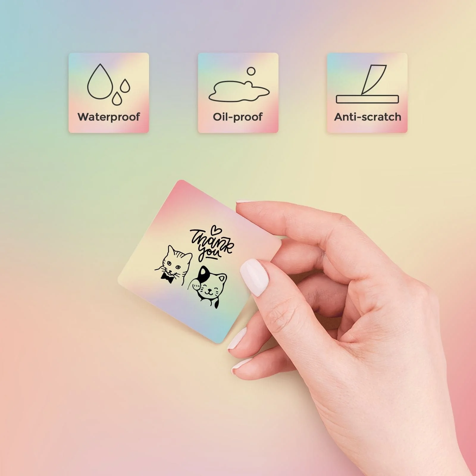 2" Rainbow Labels - Image 6