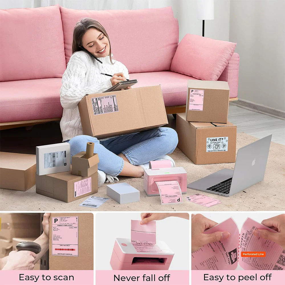 4" x 6" Fan-Fold Labels - Image 46