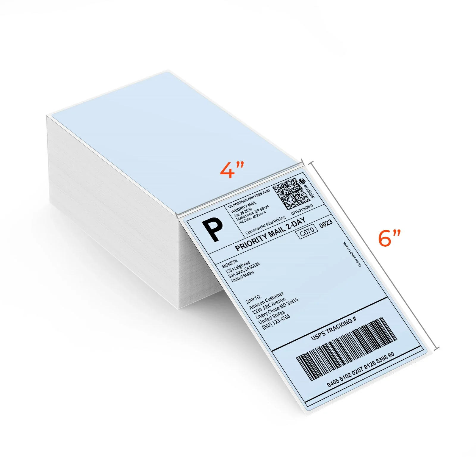 4" x 6" Fan-Fold Labels - Image 5