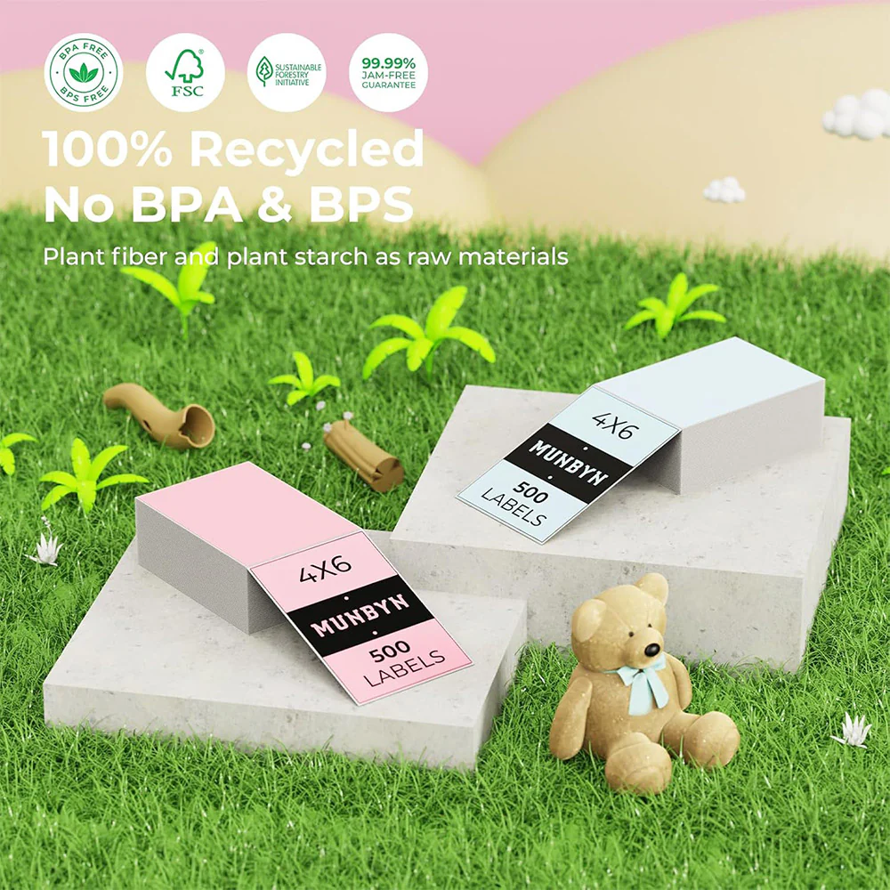 4" x 6" Fan-Fold Labels - Image 55