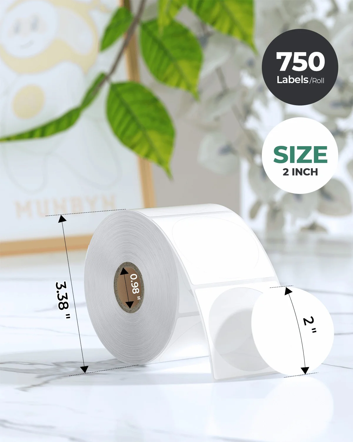 2" Circle Labels - Image 18