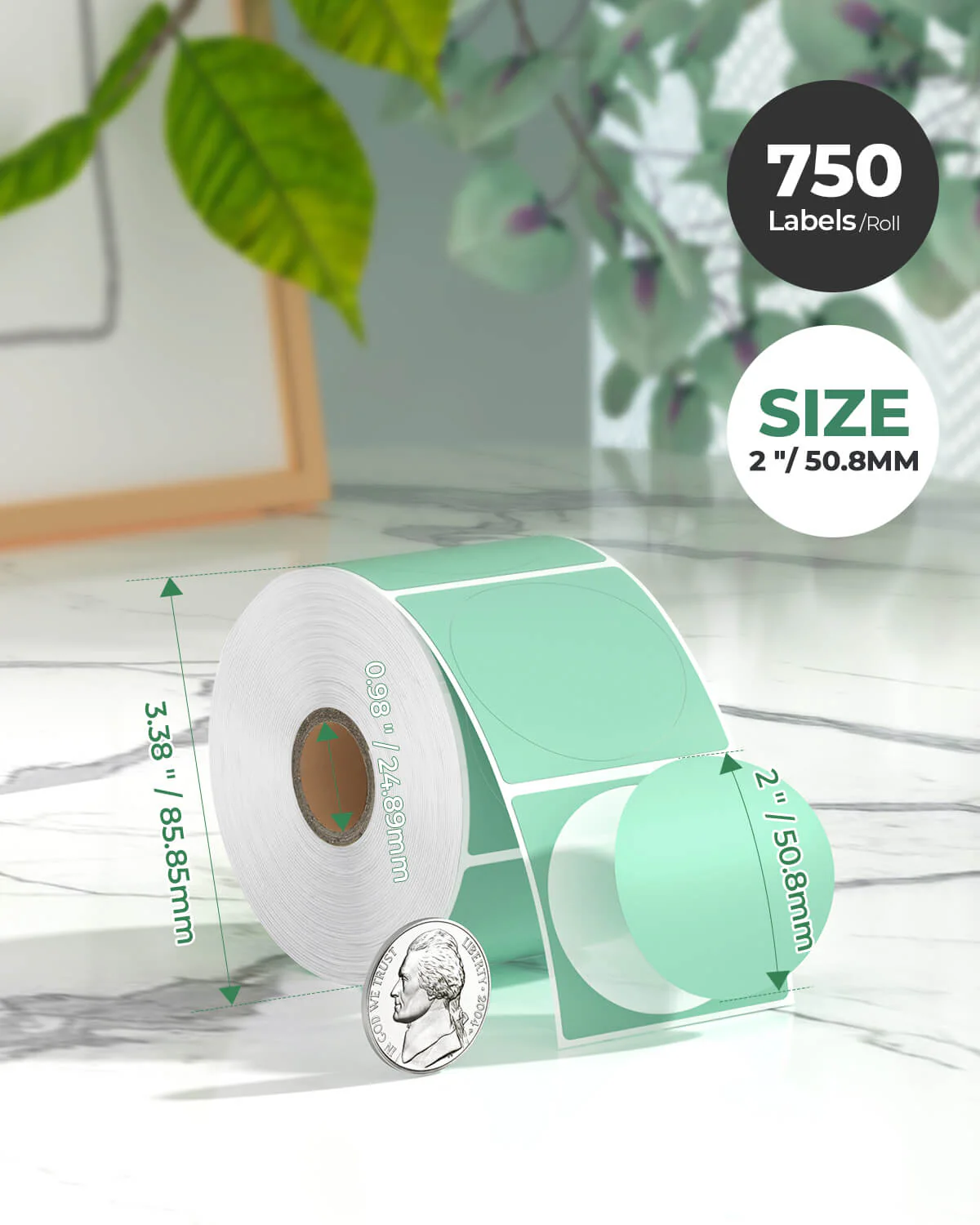 2" Circle Labels - Image 24