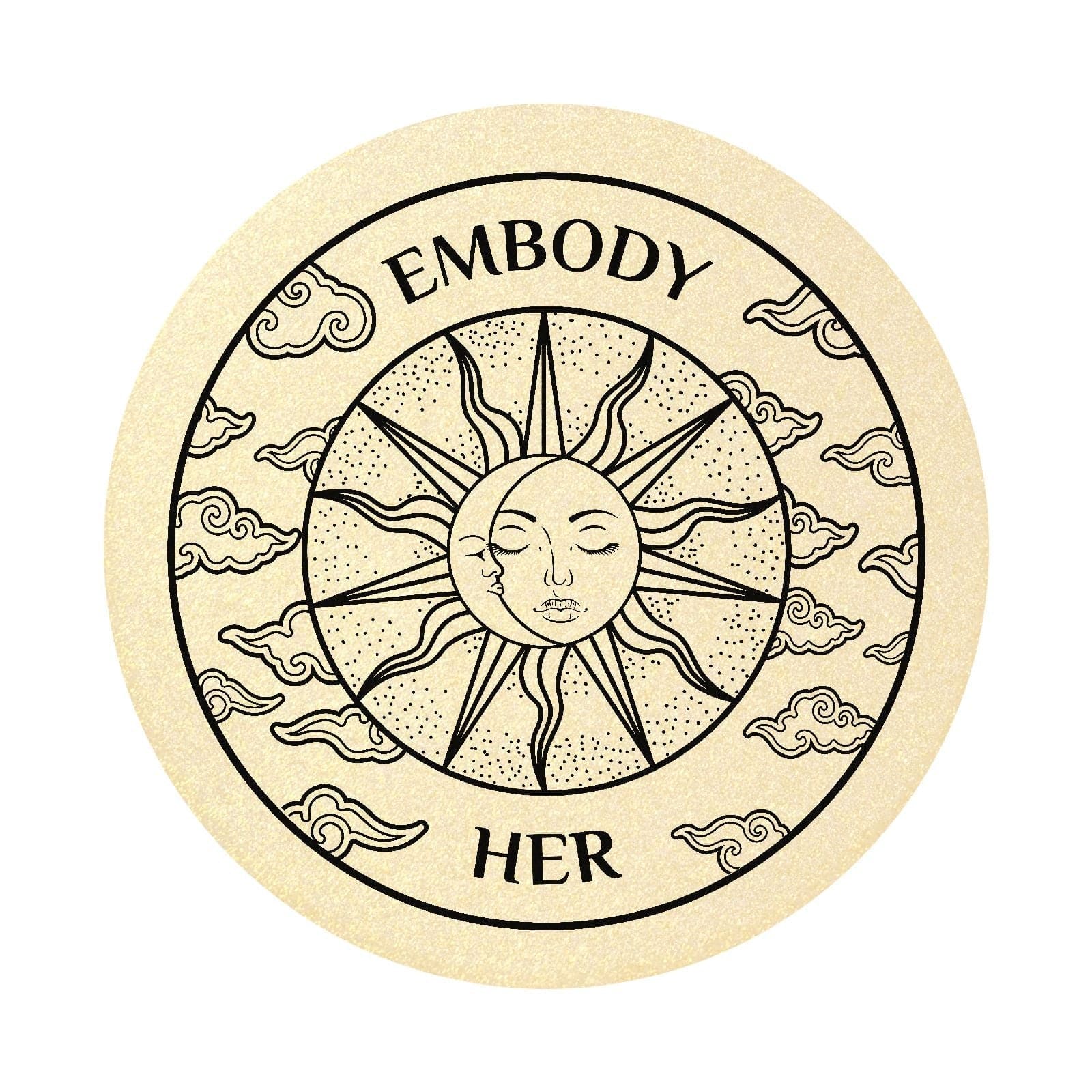 2" Gold Glitter Labels - Image 4