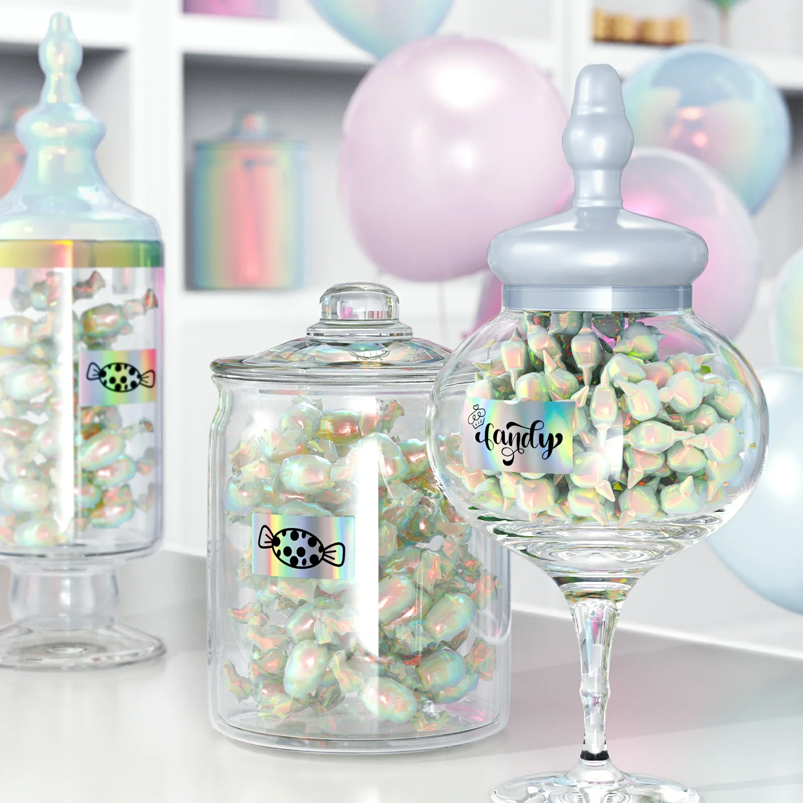 Holographic Silver Labels - Image 9