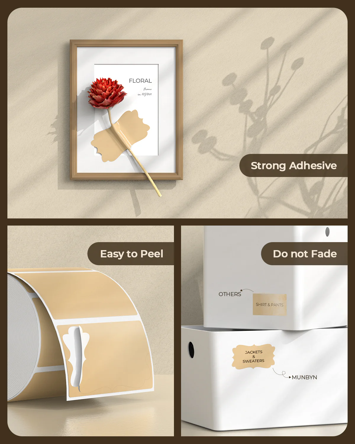 2.5" x 1.5" Kraft Labels - Image 6