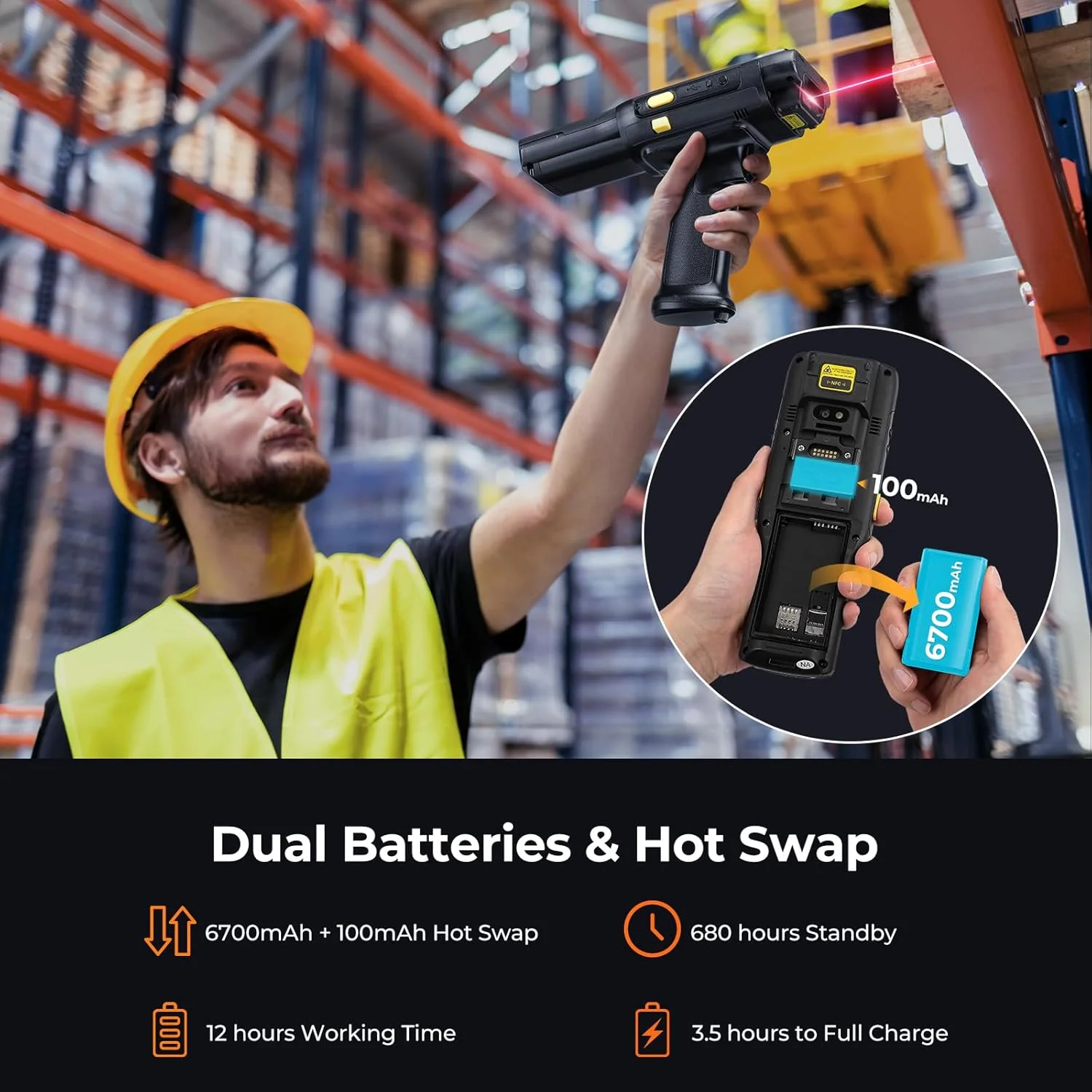 IPDA088P Long Range Barcode Scanner - Image 4